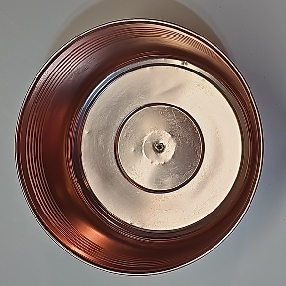 MCM Regal Ware Aluminum Rose Gold/Copper/Silver Colored Retro Cake Carrier - Picture 6 of 16